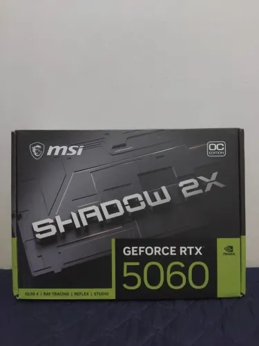 RTX 5060 - Placa de vídeo MSI (NOVA)