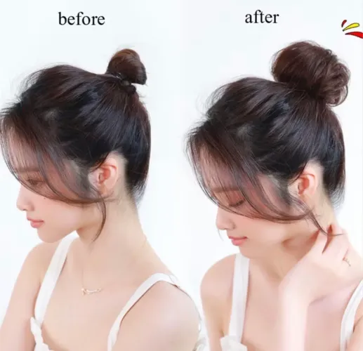 2 xuxinhas para dar um up em coques diversos cor castanho claro 