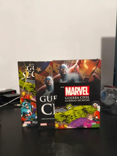Box Marvel guerra civil e guerras secretas