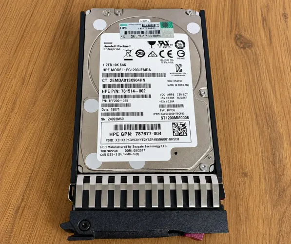 HD HPE 1.2TB SAS 12G 10K 2.5? com Gaveta - 781514-002