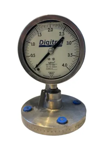 Manômetro Industrial Digitrol Inox 0-4 kgf/cm²