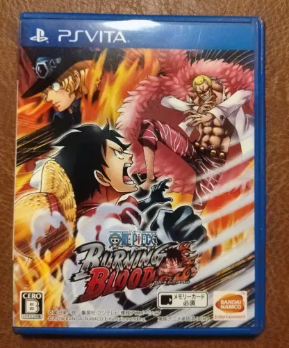 Jogo One Piece Burning Blood PS Vita Japão Original (CIB)