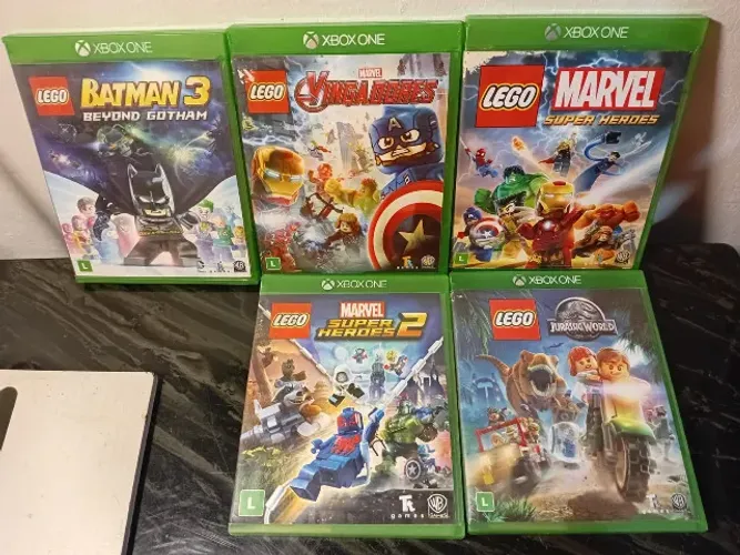 Lote 5 jogos lego xbox one