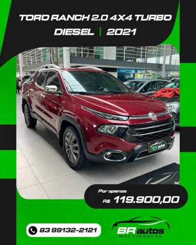 Fiat Toro Ranch 2.2 16V 4X4 TB Diesel Aut. 2021