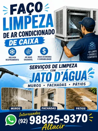 LIMPEZA DE AR CONDICIONADO E PEDREIRO E PINTURA