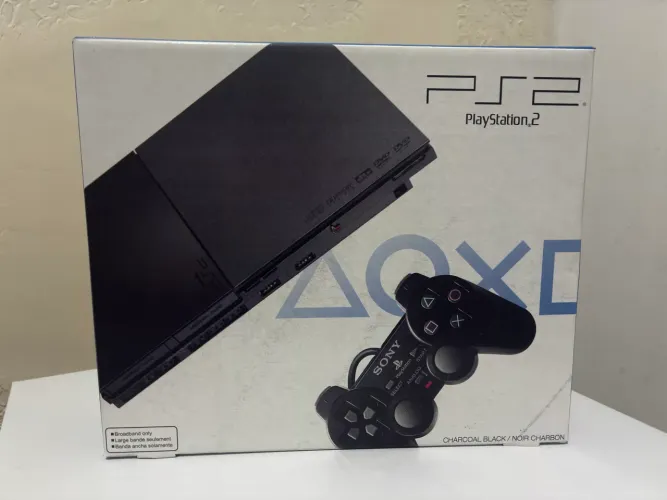 PS2 Slim Completo + 10 DVDs Jogos