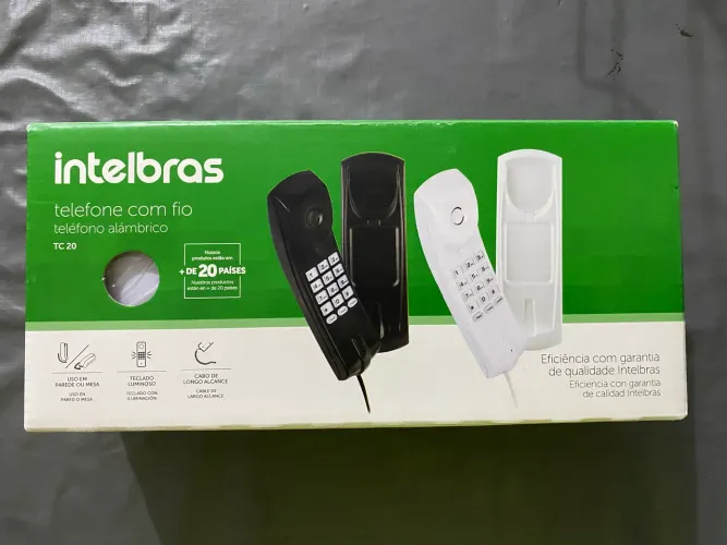 Telefone com Fio Intelbras TC 20 - Branco