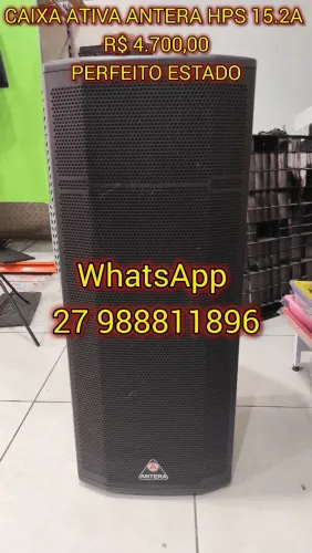 Caixa Ativa 2 Vias 2 Alto-falantes 15 600w Antera Hps152a