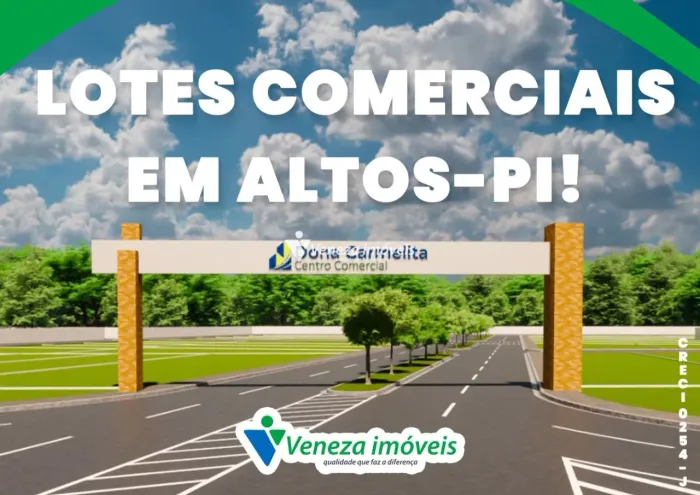 LOTES COMERCIAIS PARA VENDA NO CENTRO COMERCIAL DONA CARMELITA.