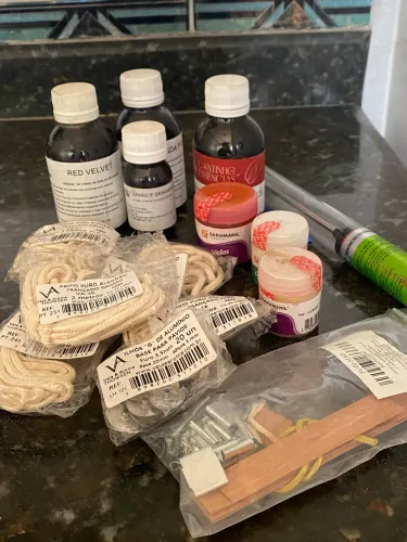 kit para velas aromáticas