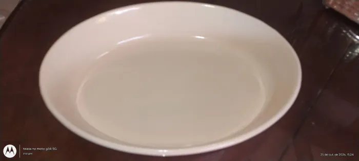 Vendo travessa cerâmica numerada
