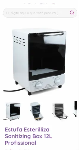 Vendo Estufa Esterilizadora para Acessórios de Manicures 