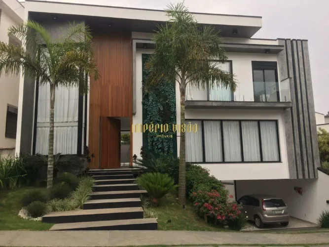 Casa de Condomínio para Aluguel com 3 Dormitórios, Churrasqueira, Lareira e Piscina no Res