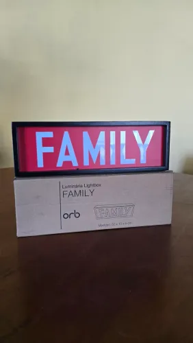 LIGHTBOX LUMINÁRIA FAMILY