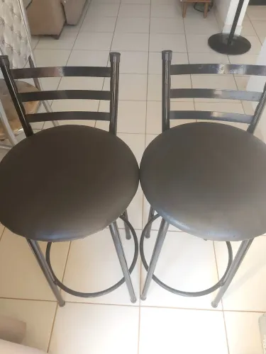 Conjunto de Banquetas de Ferro (Estilo Industrial)
