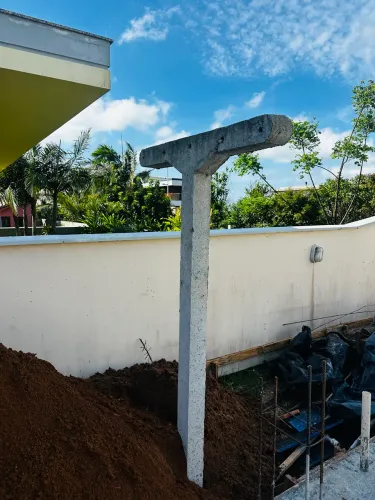 PAR de pilar de CONCRETO para VARAL