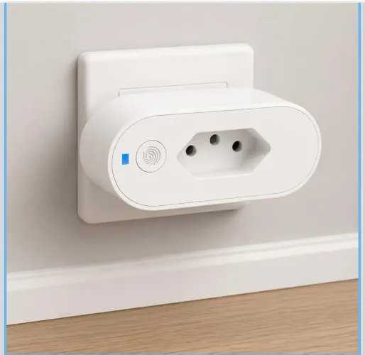 Tomada inteligente Wi-Fi compatível com Alexa
