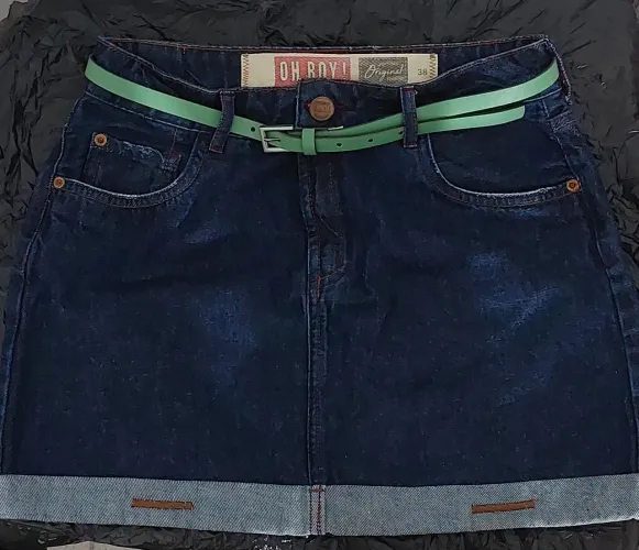Saia Jeans n°38 Grife OH BOY.