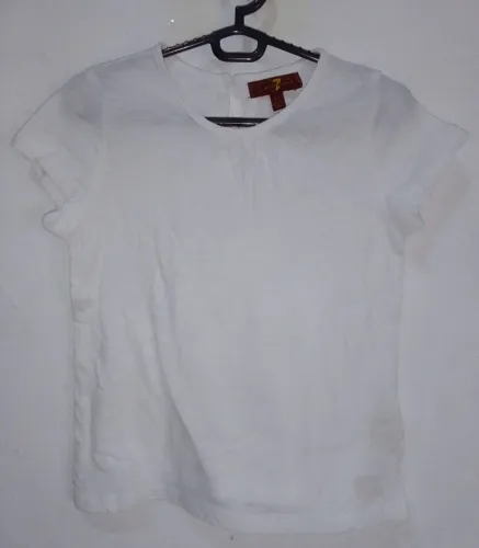 Camiseta Básica 7 For All Mankind Infantil Menina