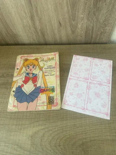 Lote 7 Fichários Livro Ilustrado Sailor Moon Grow Anos 90 - Estoque Antigo Campinas
