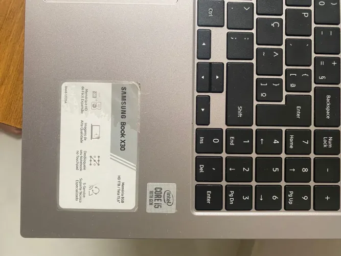 Notebook sansung bookx30