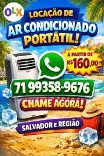 Ar condicionado portatil - Aluguel