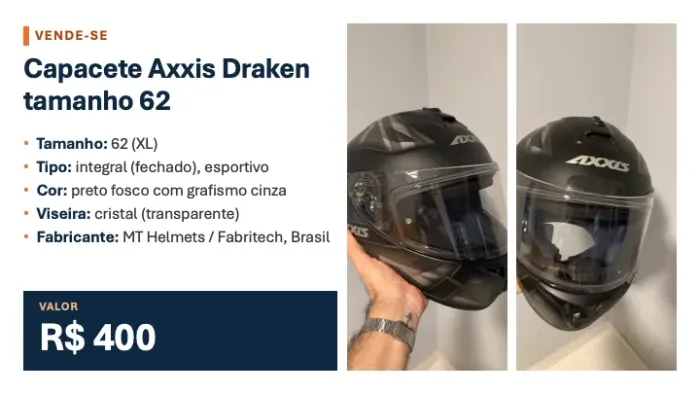 Capacete Axxis