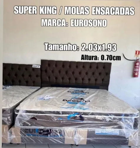 Entrega Rápida!!Cama box casal Super King Eurosono!!