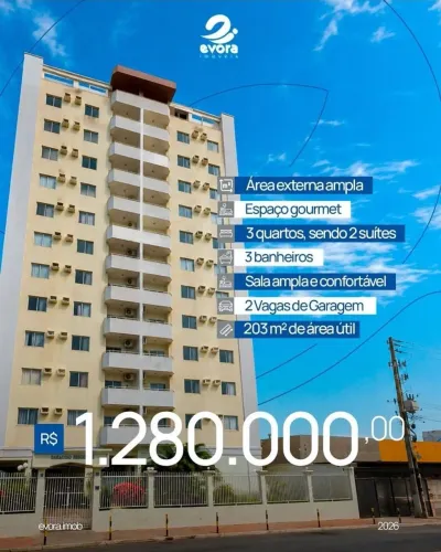 EVORA VENDE COBERTURA - RESIDENCIAL PARADISO 