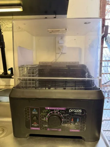 Lava louças portátil semi-automatica preta