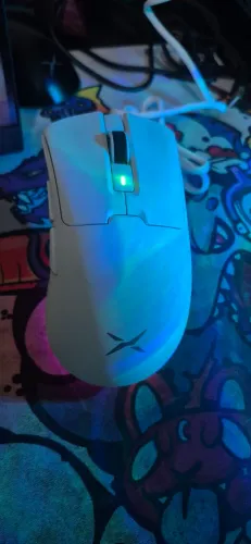 Mouse Gamer Delux M900PRO com Dock de Carregamento - Branco