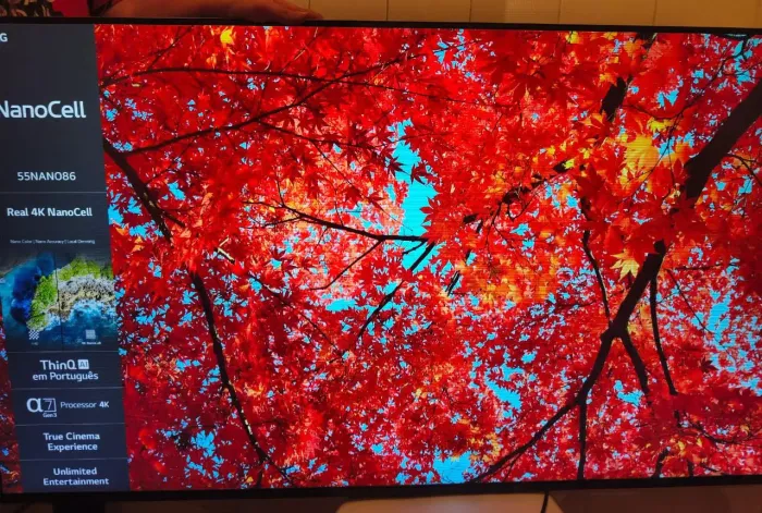 Smart TV LG NanoCell 55" 4K - Modelo 55NANO86 (120Hz Nativos / HDR / ThinQ AI)