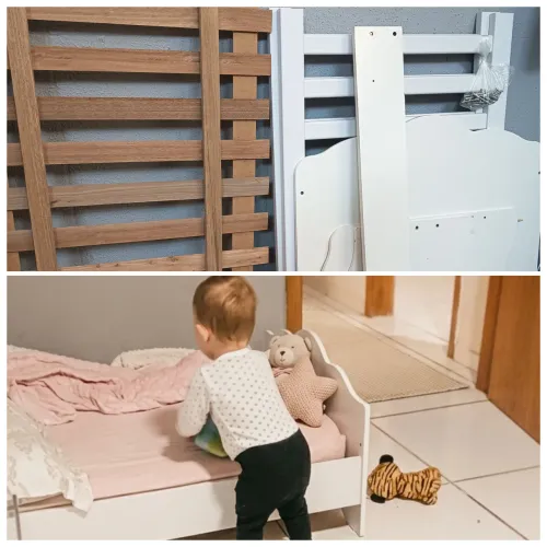 Berço que vira mini cama