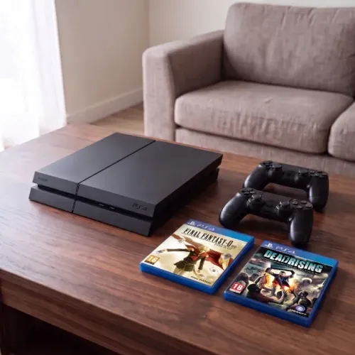 Playstation 4 Impecável + 2 Jogos PS4 + 2 Controles Play 4