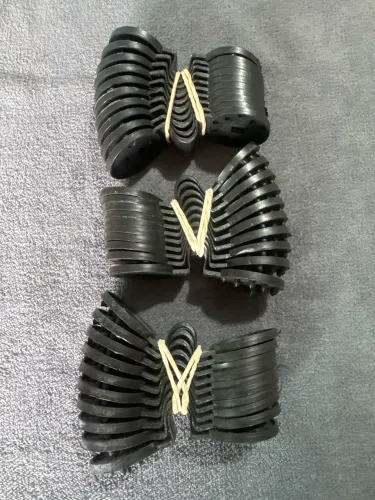 KIT 30 Conector Presilha Clips Duplo Tela Sombrite Agro Cortina