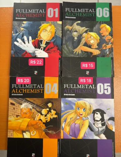 Fullmetal Alchemist 1, 4,5, 6 - JBC