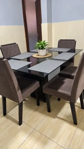 Mesa jantar 06 lugares