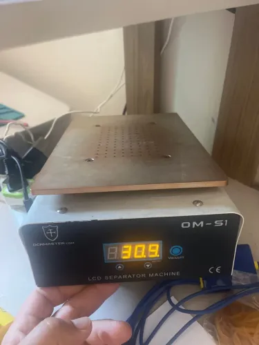 ? Separadora de LCD / Vidro Ocamaster OM-S1 (10 Polegadas) c/ Vácuo p/ Celular e Tablet