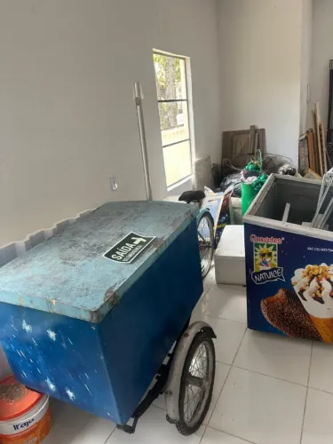 Bicicleta Carrinho de Vender Sorvete