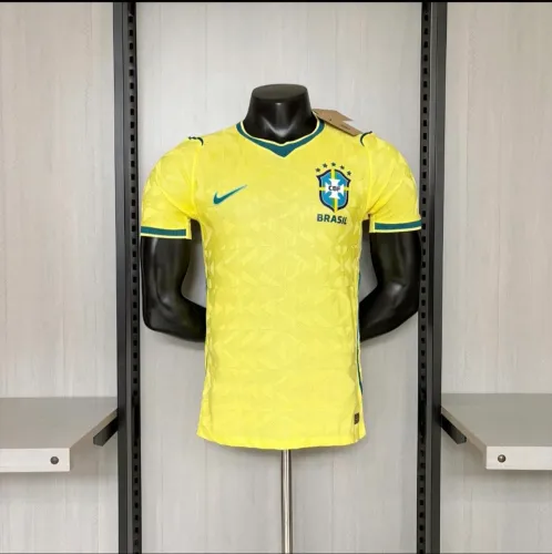 CAMISA BRASIL - MODELO JOGADOR - AMARELA, AZUL, E PRETA.