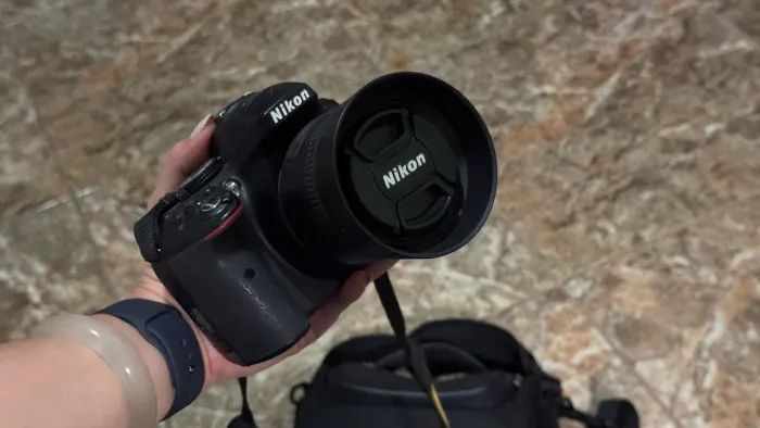 Kit de câmera completa: Nikon D5300 + 2 lentes + 3 baterias + bolsa 