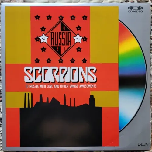 Laserdisc Scorpions To Russia With Love Savage Amusements - Laser Disc