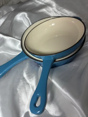 Panela ferro fundido esmaltado AZUL MARSEILLE