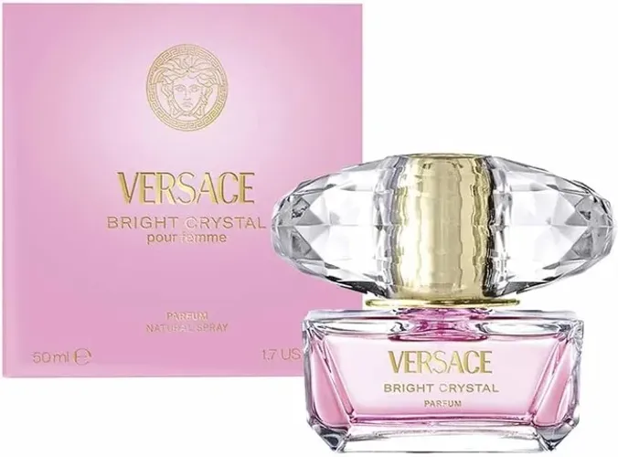 Perfume Bright Crystal Parfum 50ml - Versace (Lacrado, com selo ADIPEC)