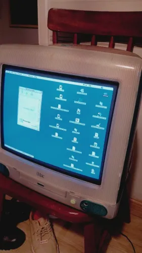 Computador iMac. vintage.