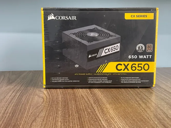 Corsair Fonte de Alimentação Cx Series Cx650 650w 80 plus bronze