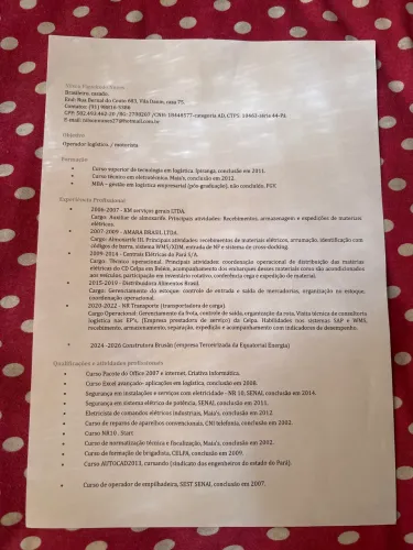 Logística e motorista