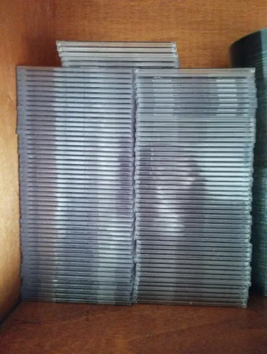 Porta CD acrílico transparente - 100 unidades