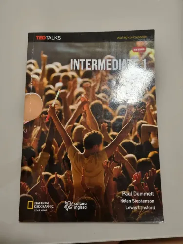Livro Cultura Inglesa Intermediate 1 - New Edition (National Geographic / TED Talks)