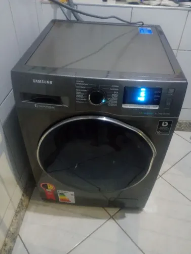 Lava e seca Samsung 11 kg entrego inox impecável